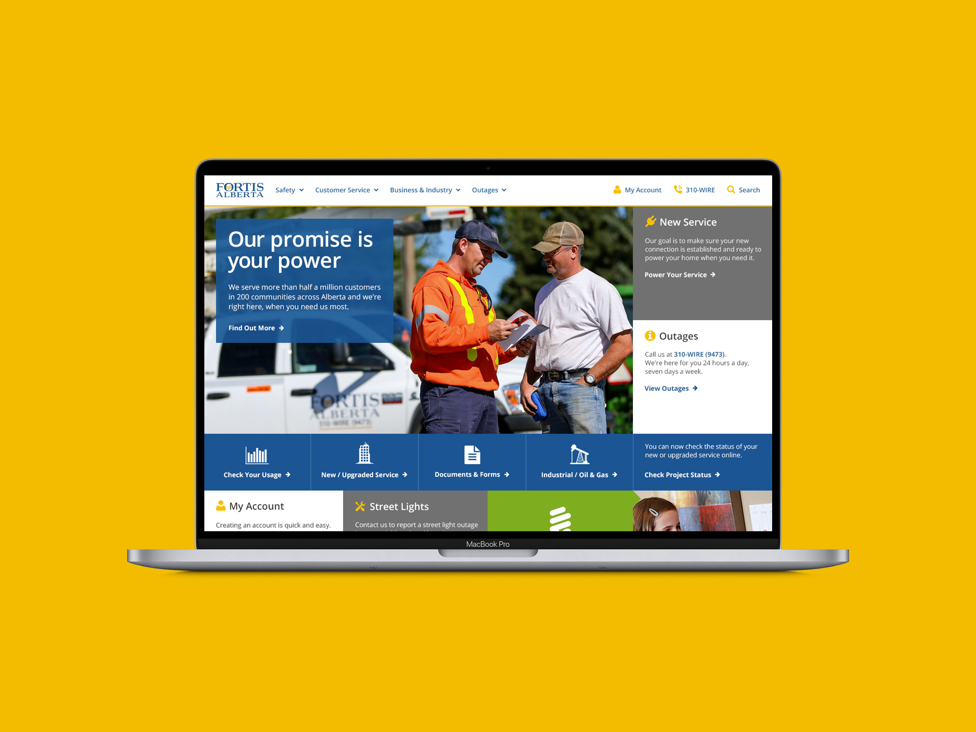 Ian Harding Design Portfolio - Fortis Alberta
